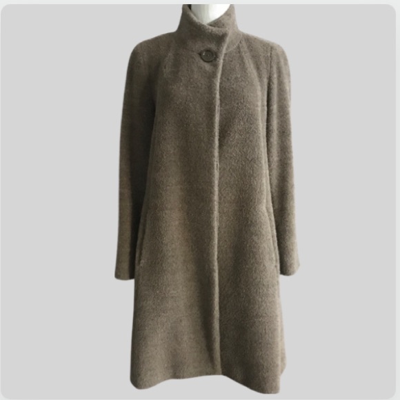 Cinzia Rocca Coat Virgin Wool and Alpaca blend Size 8 - Picture 5 of 14
